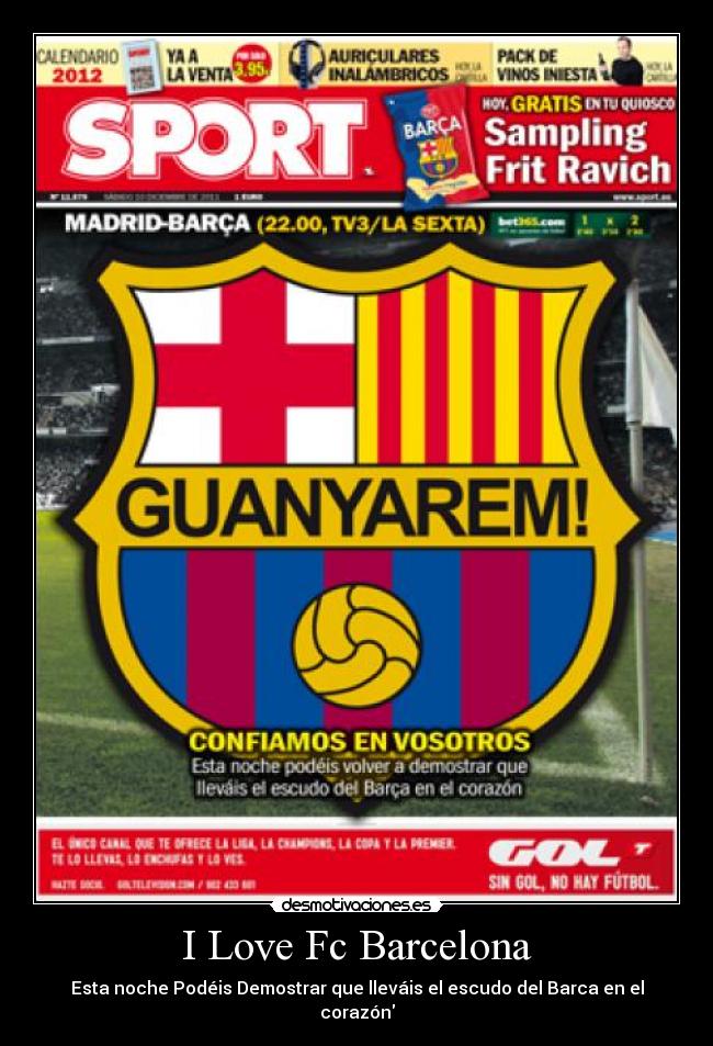 I Love Fc Barcelona -