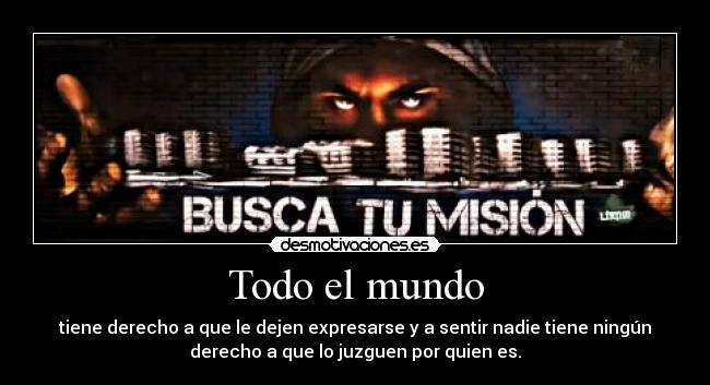 carteles mundo mision desmotivaciones