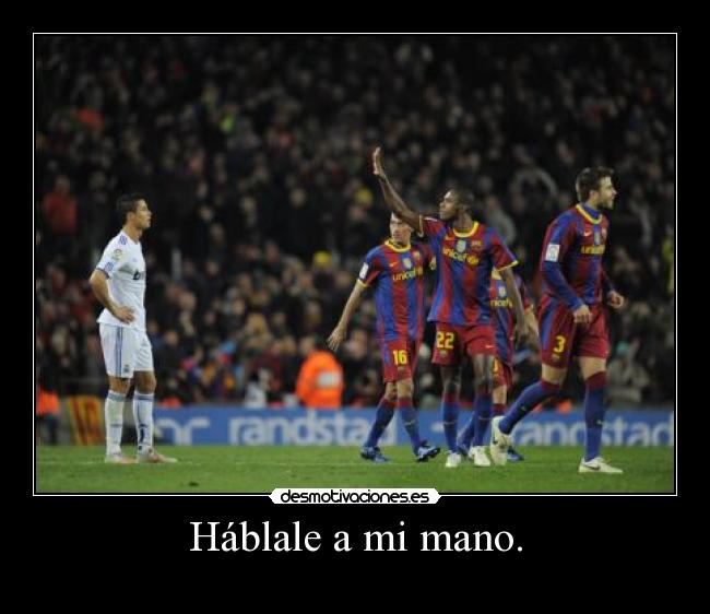 Háblale a mi mano. - 