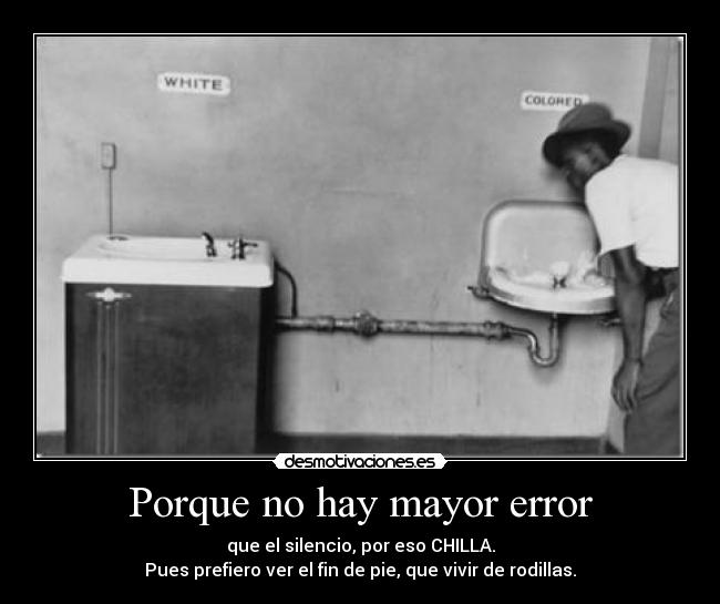 Porque no hay mayor error - 
