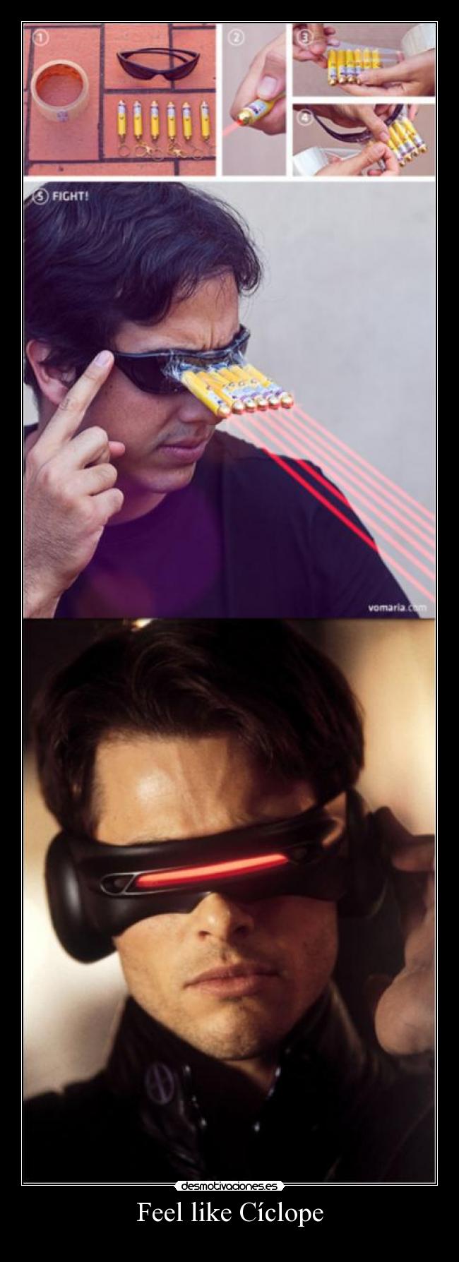 carteles xmen ciclope feel like desmotivaciones