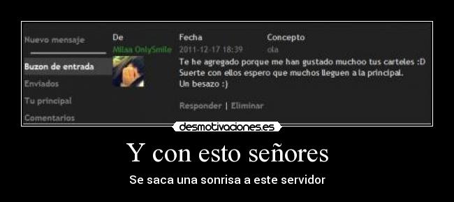 Y con esto señores - 