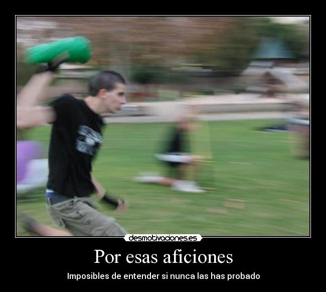 Por esas aficiones - 