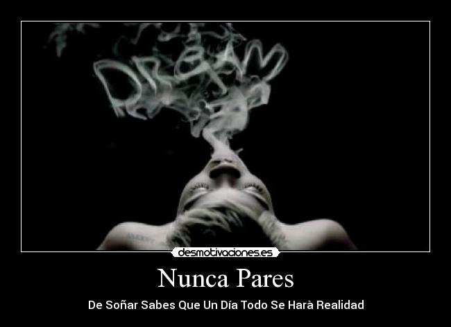 carteles nunca pares desmotivaciones