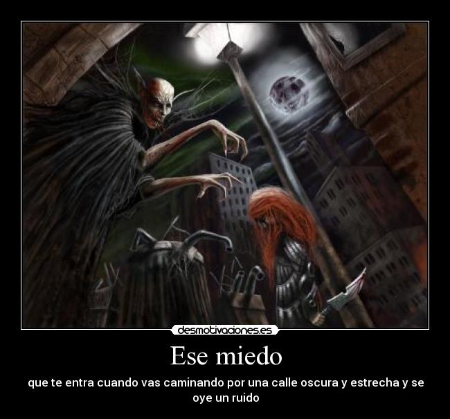 carteles miedo scare desmotivaciones