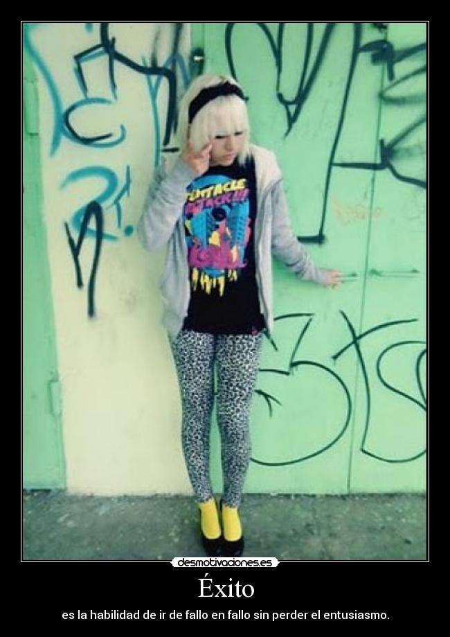 carteles exito habilidad entusiasmo desmotivaciones