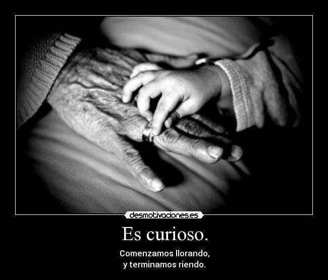 Es curioso. -