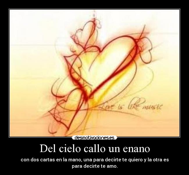 Del cielo callo un enano - 