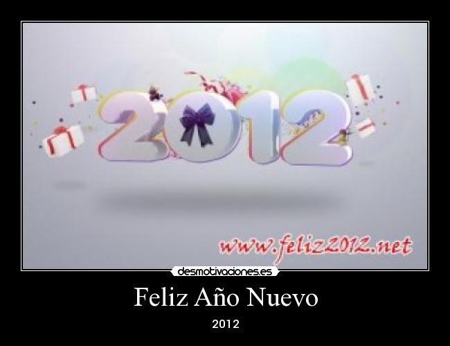 Feliz Año Nuevo - 2012