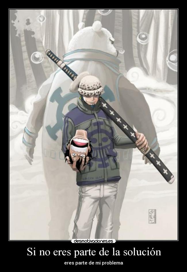 carteles one piece trafalgar law retu desmotivaciones