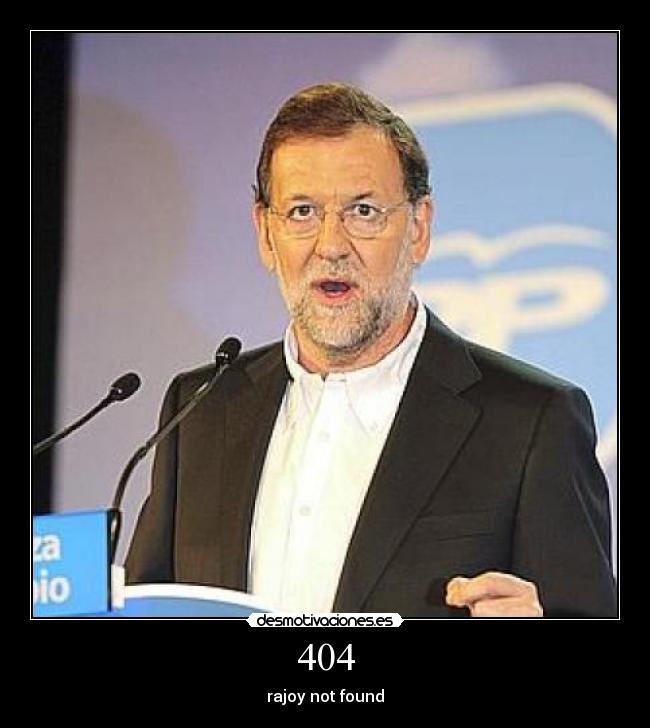 404 - rajoy not found