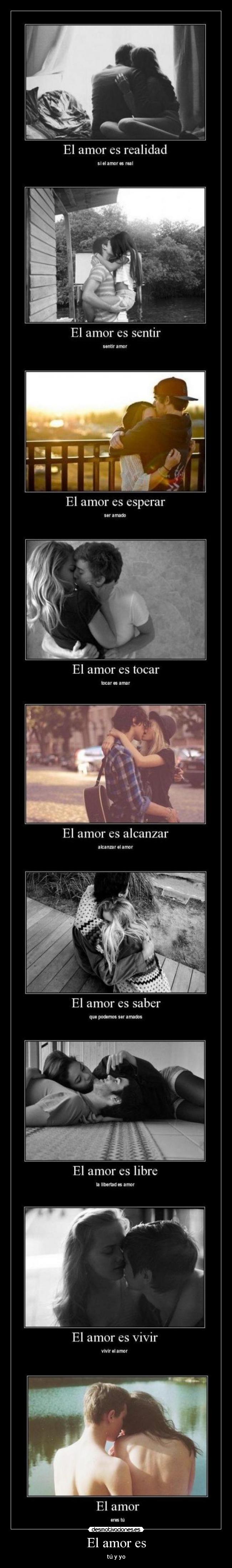 El amor es - tú y yo