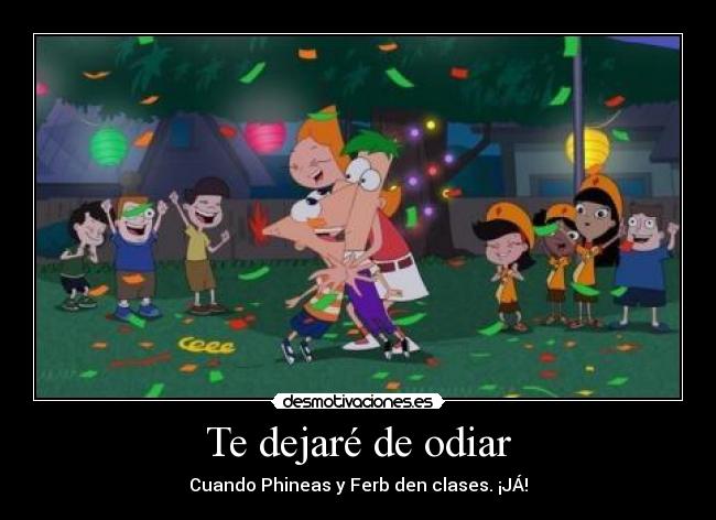 Te dejaré de odiar - 