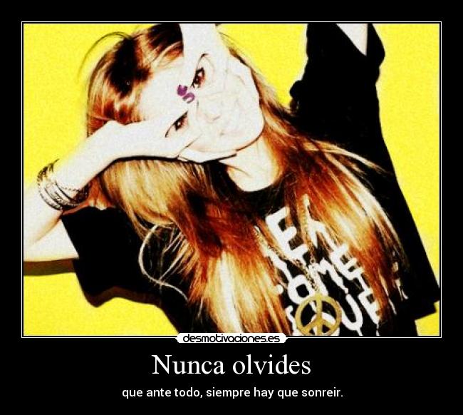 Nunca olvides -