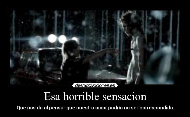 Esa horrible sensacion - 