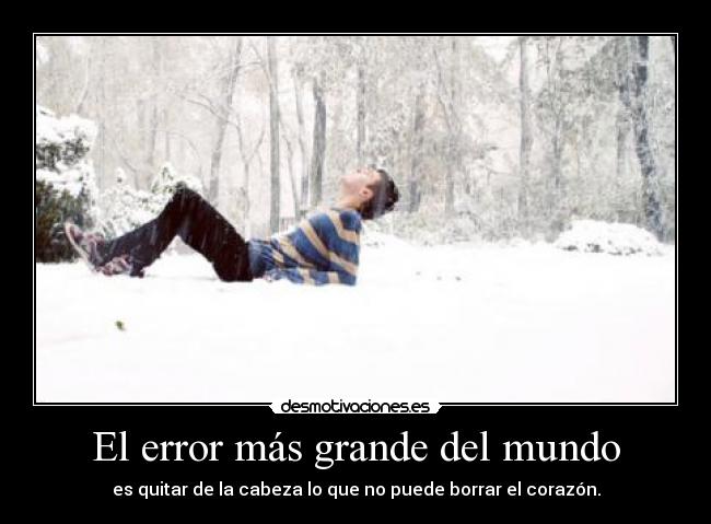 El error más grande del mundo -