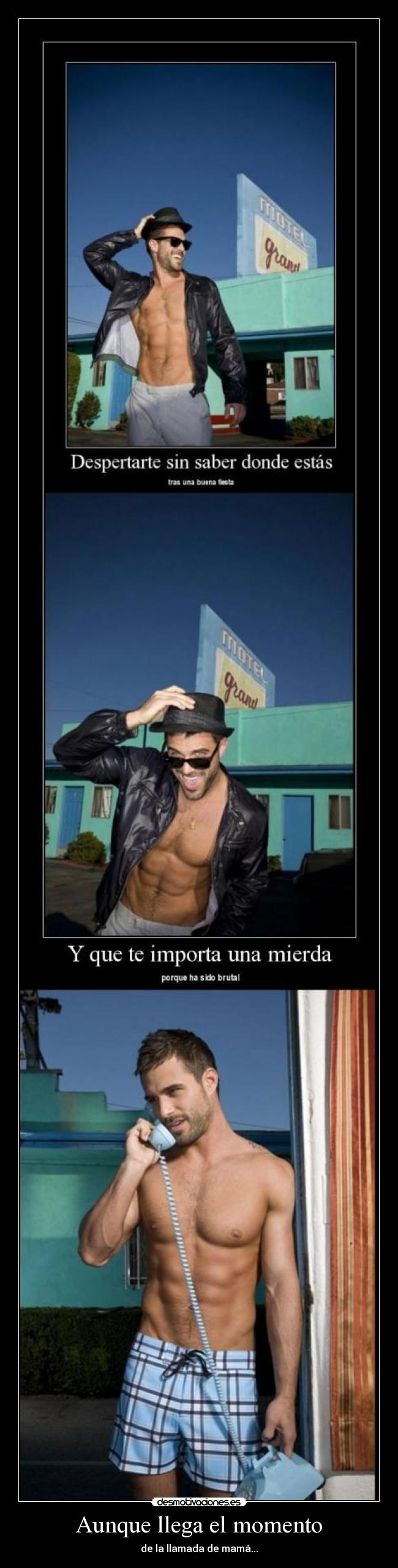 Aunque llega el momento -