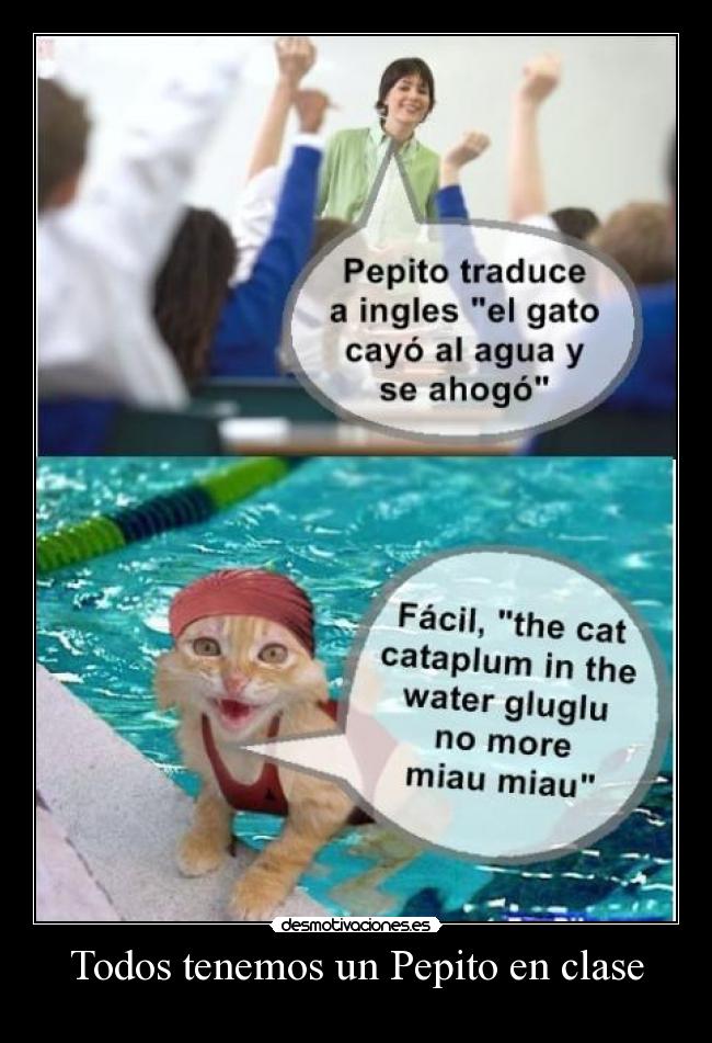 Todos tenemos un Pepito en clase - 