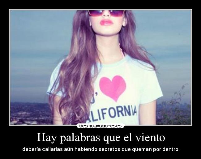 Hay palabras que el viento -