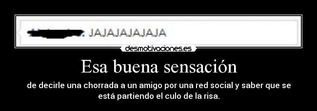 Esa buena sensación -