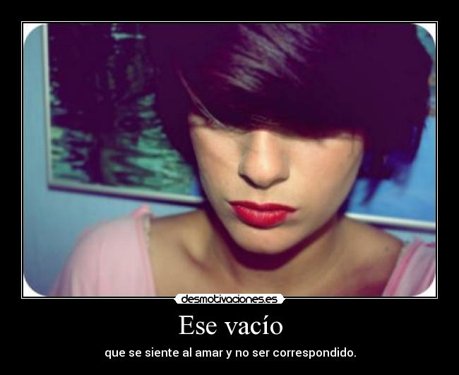 Ese vacío -