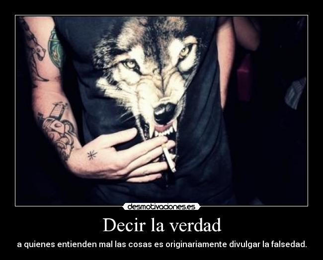 Decir la verdad - 