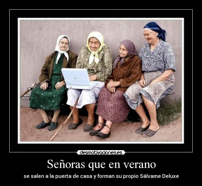 Señoras que en verano - 