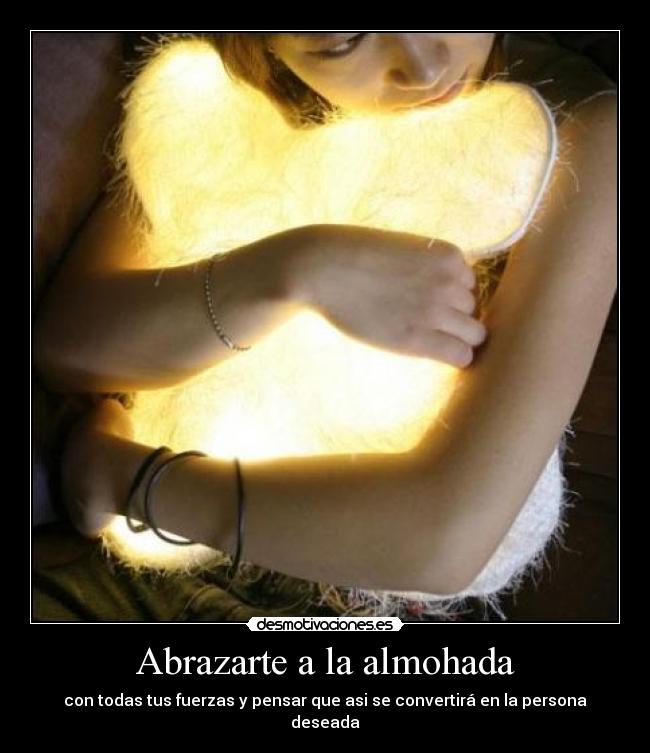 Abrazarte a la almohada - 
