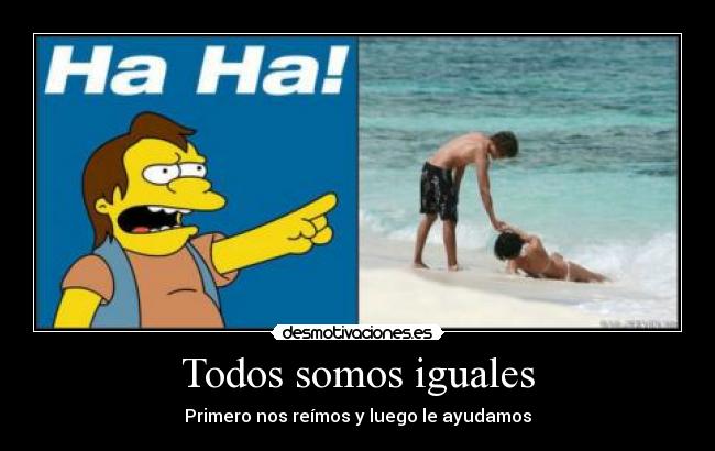 Todos somos iguales -