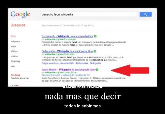 nada mas que decir - 