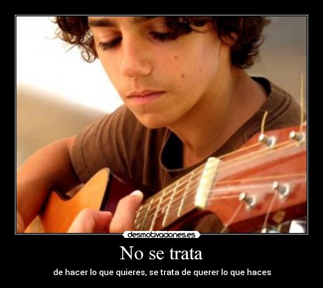No se trata -