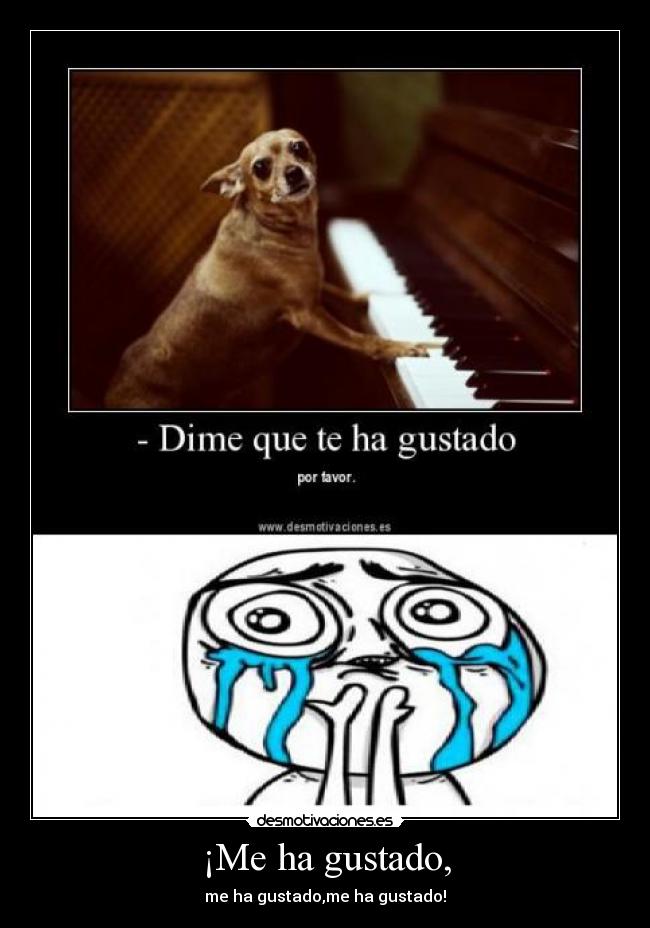 ¡Me ha gustado, -