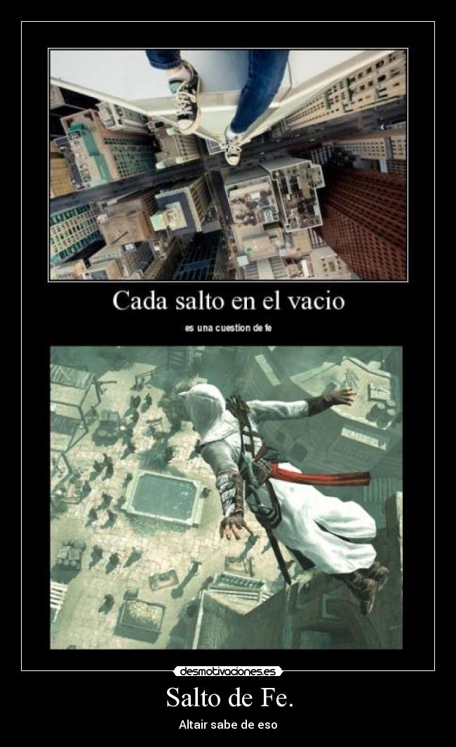 Salto de Fe. -