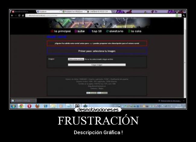 FRUSTRACIÓN - Descripción Gráfica !