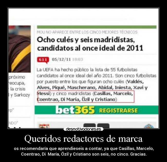 Queridos redactores de marca - 