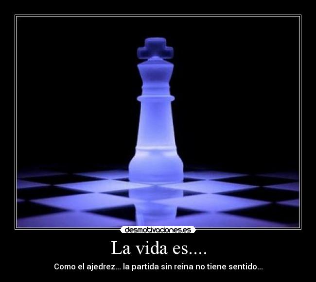 La vida es.... -