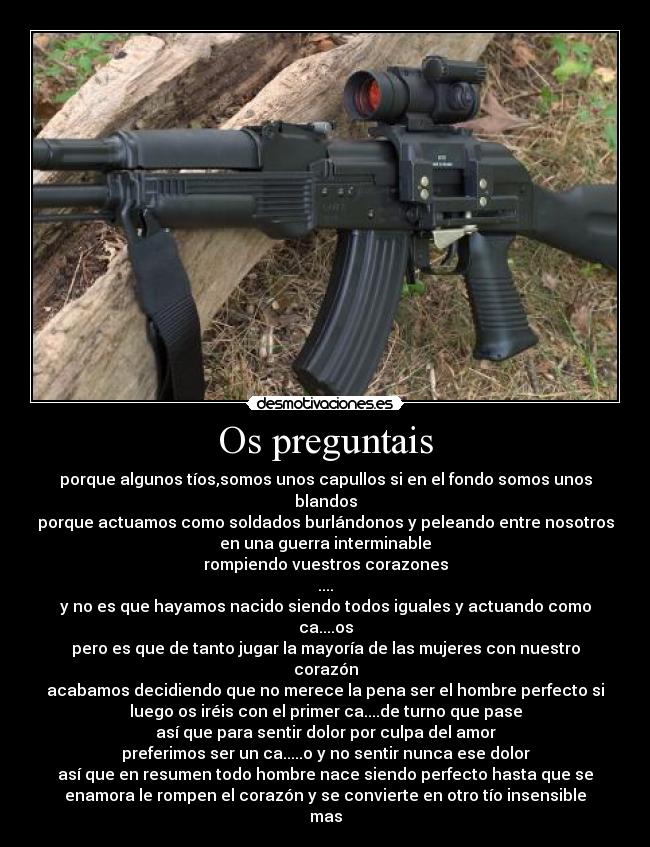 carteles que puede ofender generalizacion pero tan solo trato espresar una idea mejor que puedo desmotivaciones