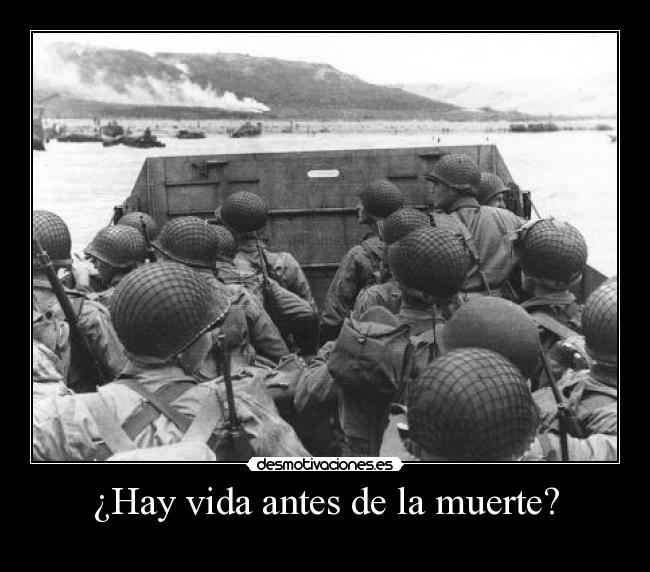 ¿Hay vida antes de la muerte? -