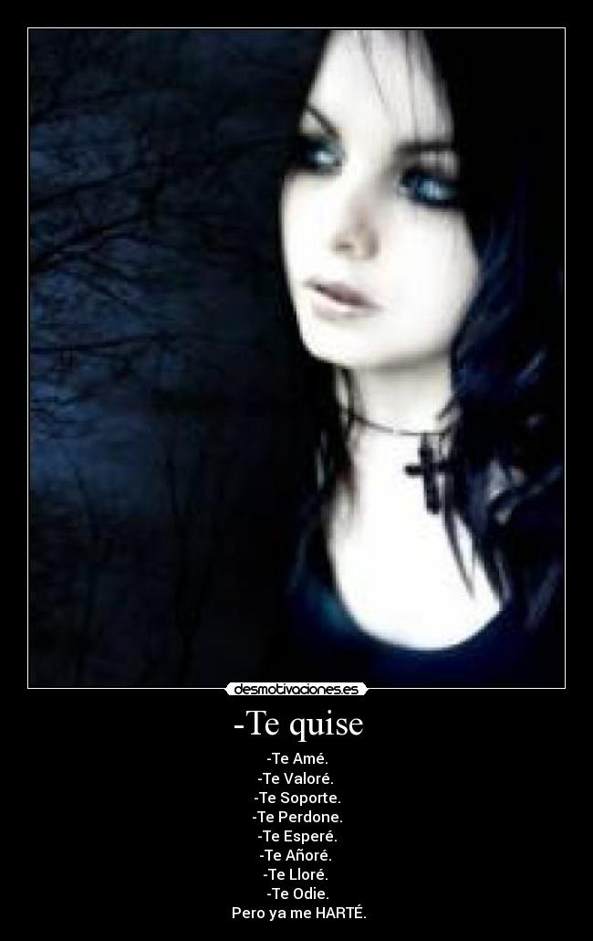 -Te quise -