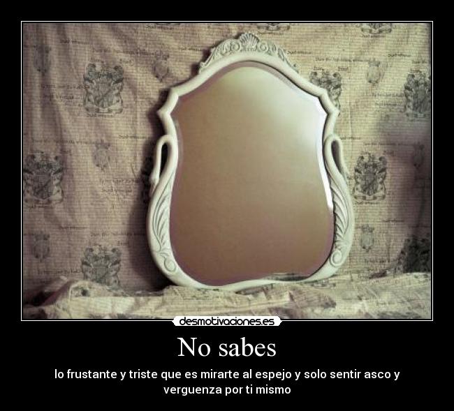 No sabes - 