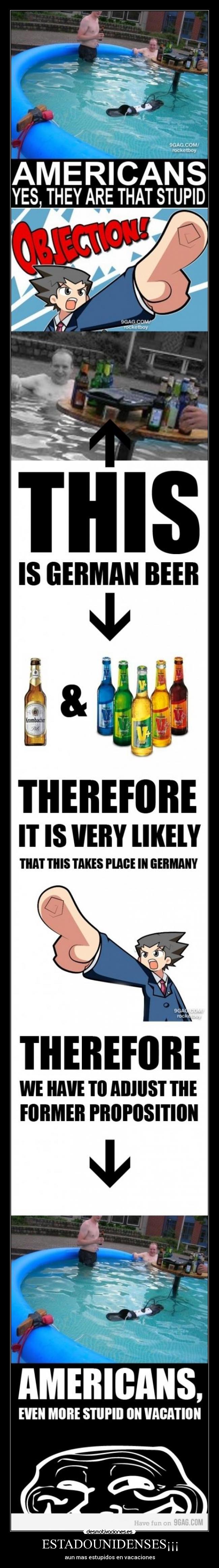 ESTADOUNIDENSES¡¡¡ - aun mas estupidos en vacaciones