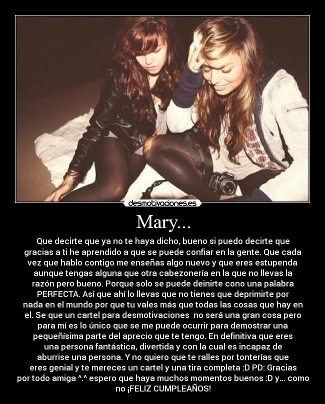 carteles mary desmotivaciones