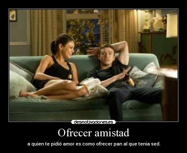 Ofrecer amistad -