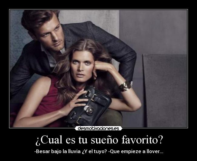 ¿Cual es tu sueño favorito? - 