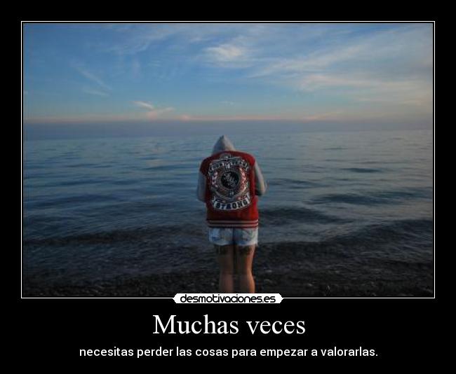 Muchas veces -