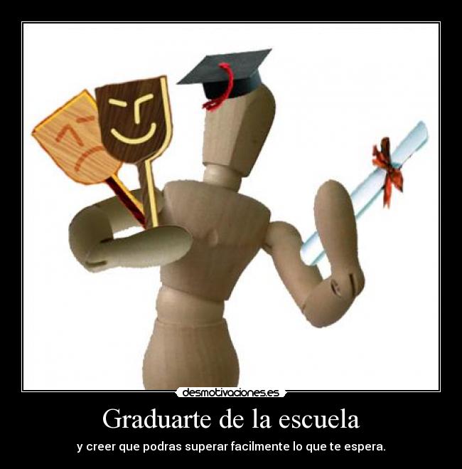 Graduarte de la escuela - 