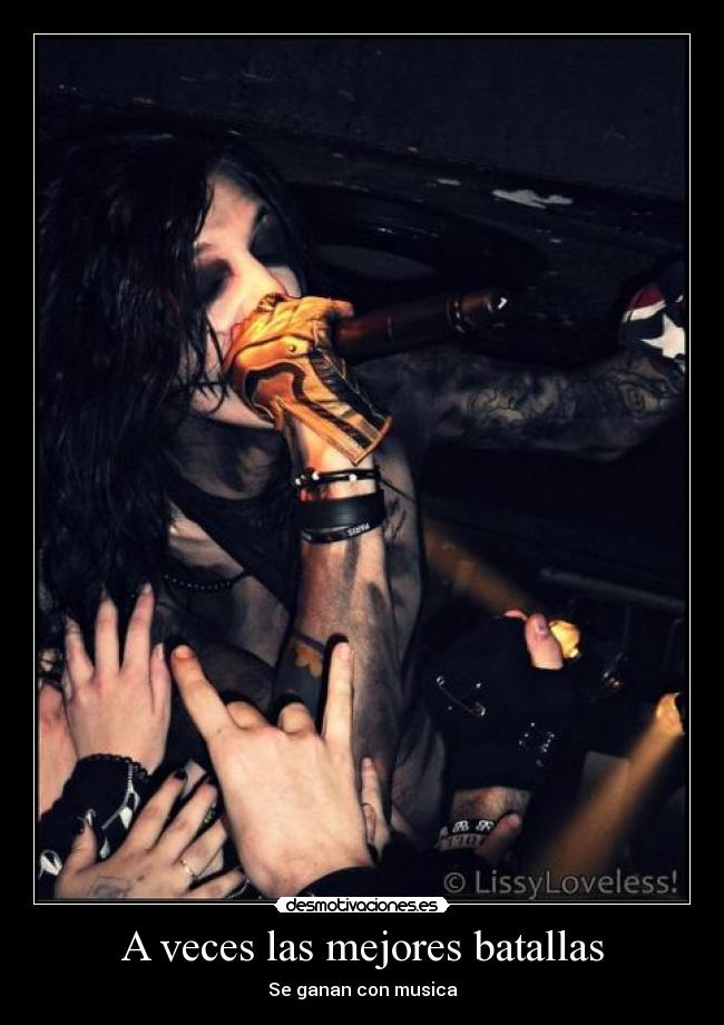 carteles musica batallas sentimientos lucha desmotivaciones