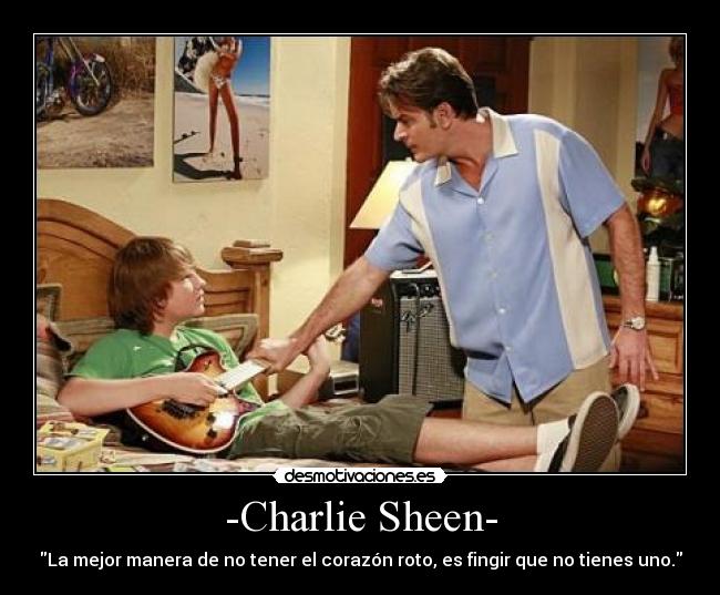 -Charlie Sheen- -