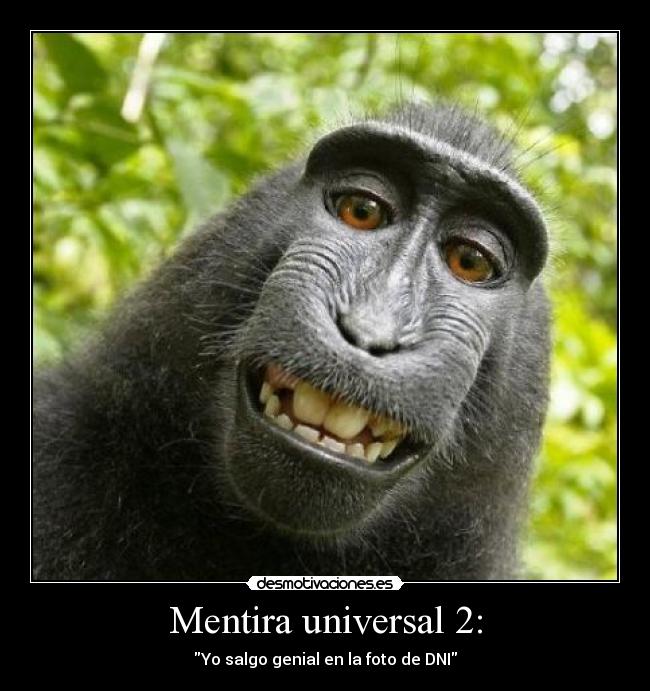 Mentira universal 2: - Yo salgo genial en la foto de DNI