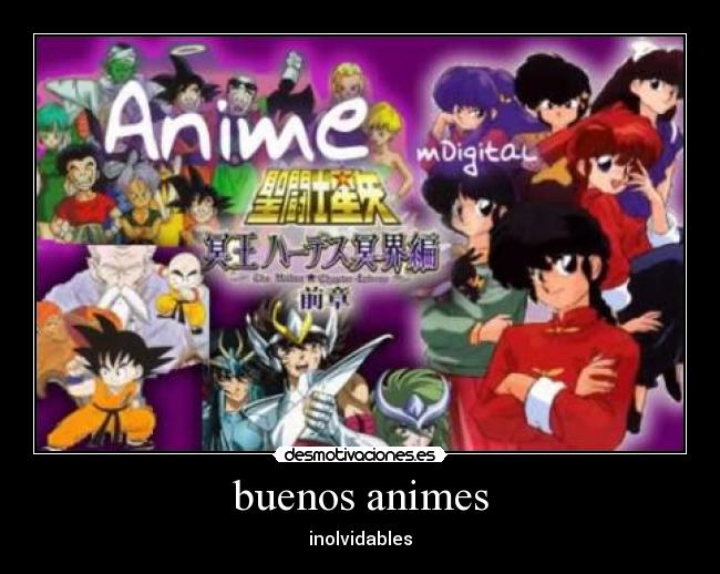 buenos animes -